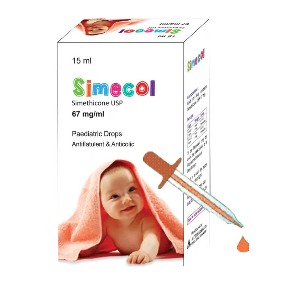 Pack Image: Simecol 67 mg Pediatric Drop (15 ml drop)