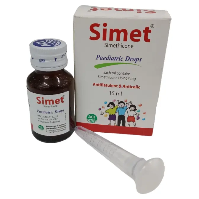 Pack Image: Simet 67 mg Pediatric Drop (15 ml drop)