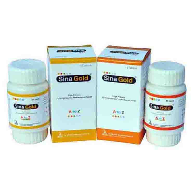 Pack Image: Sina Gold Tablet (1 x 30)
