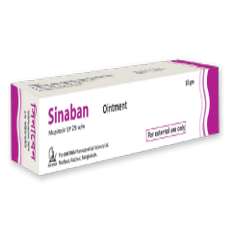 Pack Image: Sinaban 2% w Ointment (10 gm tube)