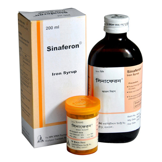 Pack Image: Sinaferon 200 mg Tablet (10 x 10)