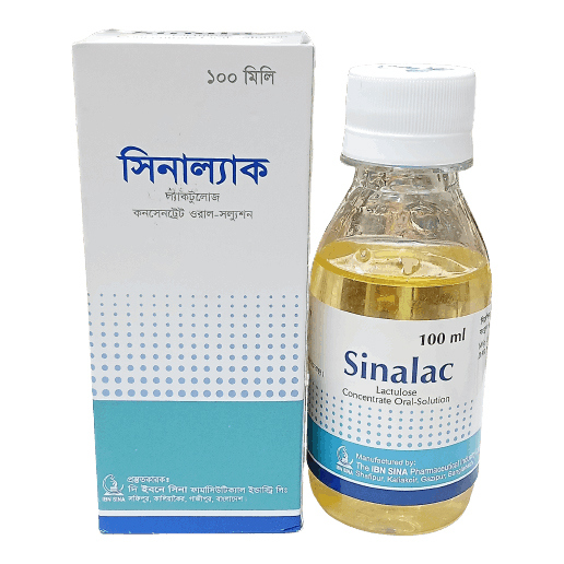Pack Image: Sinalac 3.35 gm Oral Solution (60 ml bottle)