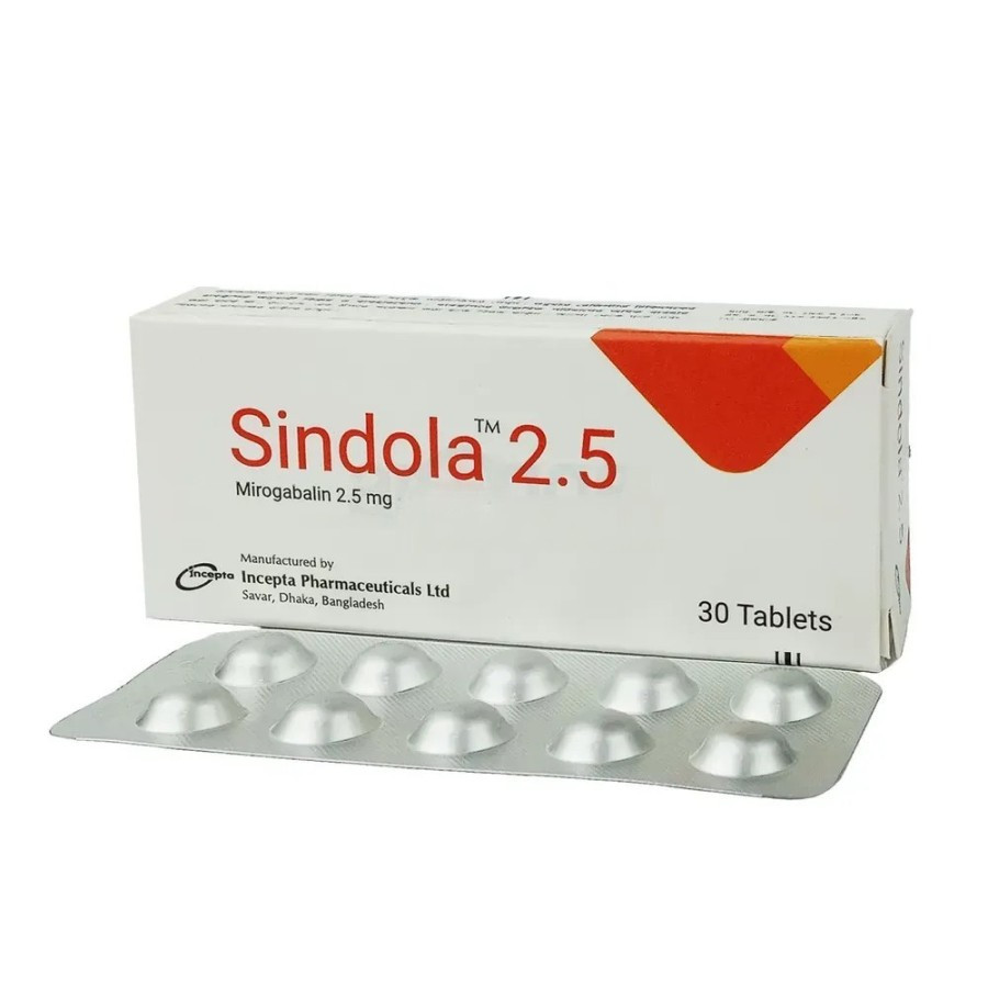 Pack Image: Sindola 2.5 mg Tablet (3 x 10)
