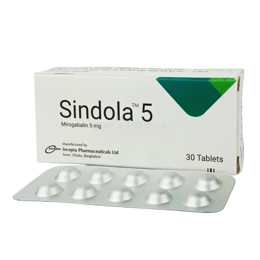 Pack Image: Sindola 5 mg Tablet (3 x 10)