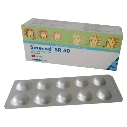 Pack Image: Sinecod SR 50 mg Tablet (5 x 10)