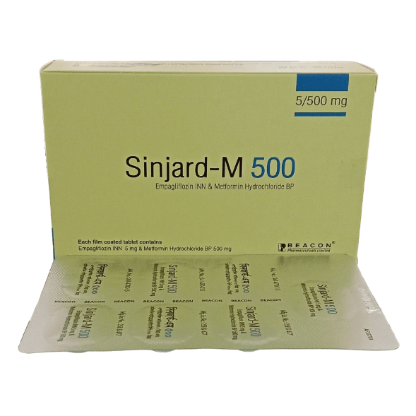Pack Image: Sinjard-M 5 mg Tablet (4 x 7)