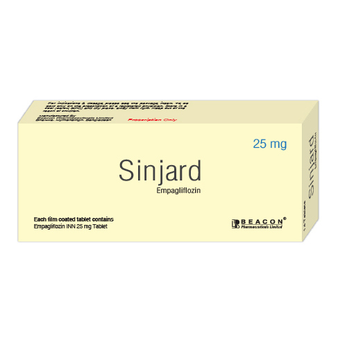 Pack Image: Sinjard 25 mg Tablet (2 x 7)