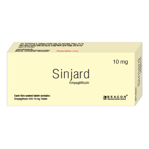 Pack Image: Sinjard 10 mg Tablet (4 x 7)