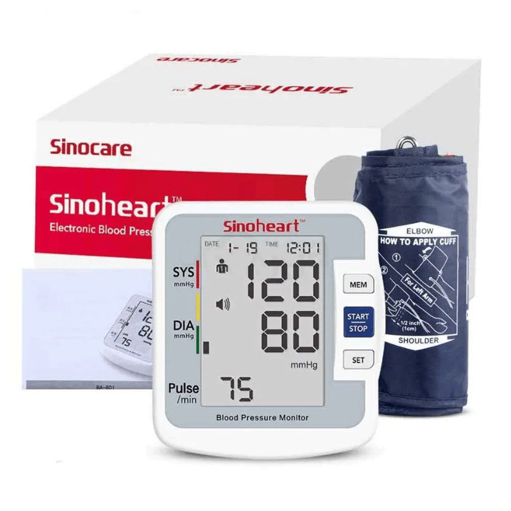 Pack Image: Sinoheart (BA-801) Digital blood BP Monitor Device (Each device)