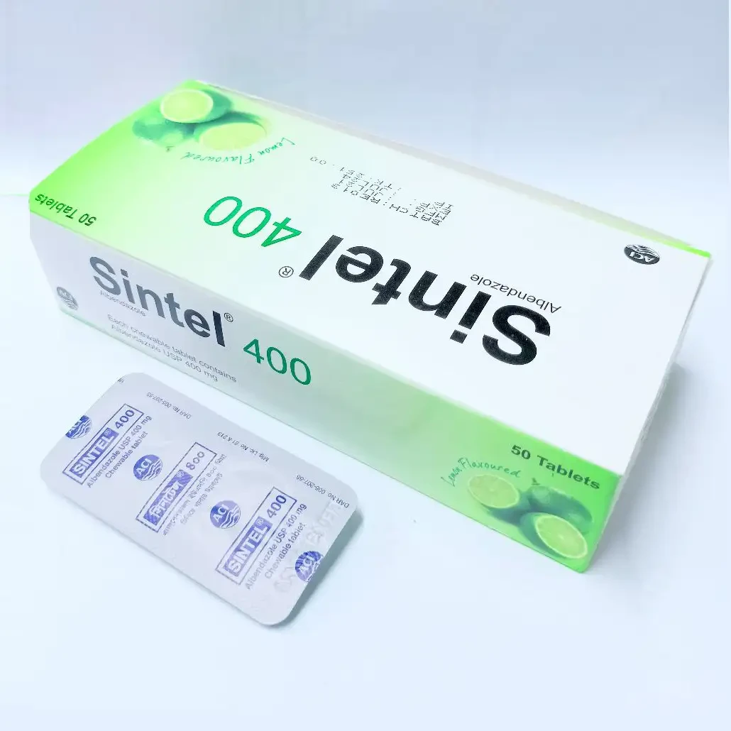 Pack Image: Sintel 400 mg Chewable Tablet (25 x 2)