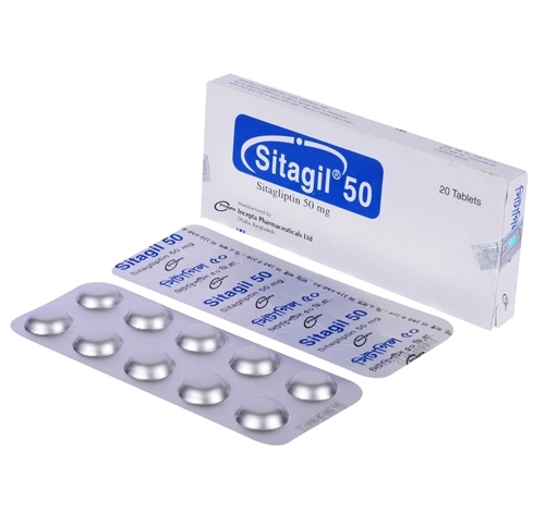 Pack Image: Sitagil 50 mg Tablet (2 x 10)