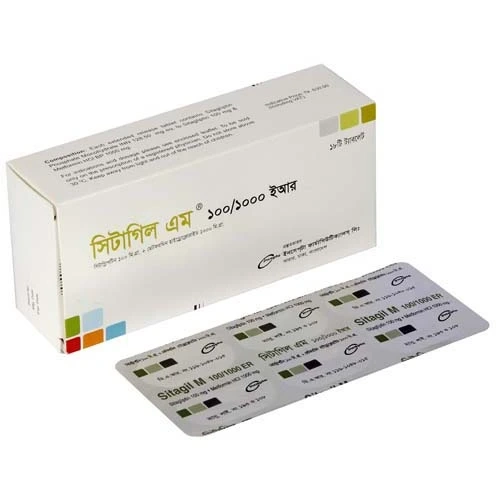 Pack Image: Sitagil M 100 mg Tablet (3 x 6)