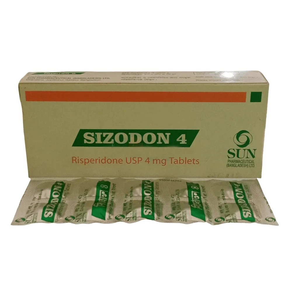Pack Image: Sizodon 4 mg Tablet (5 x 10)