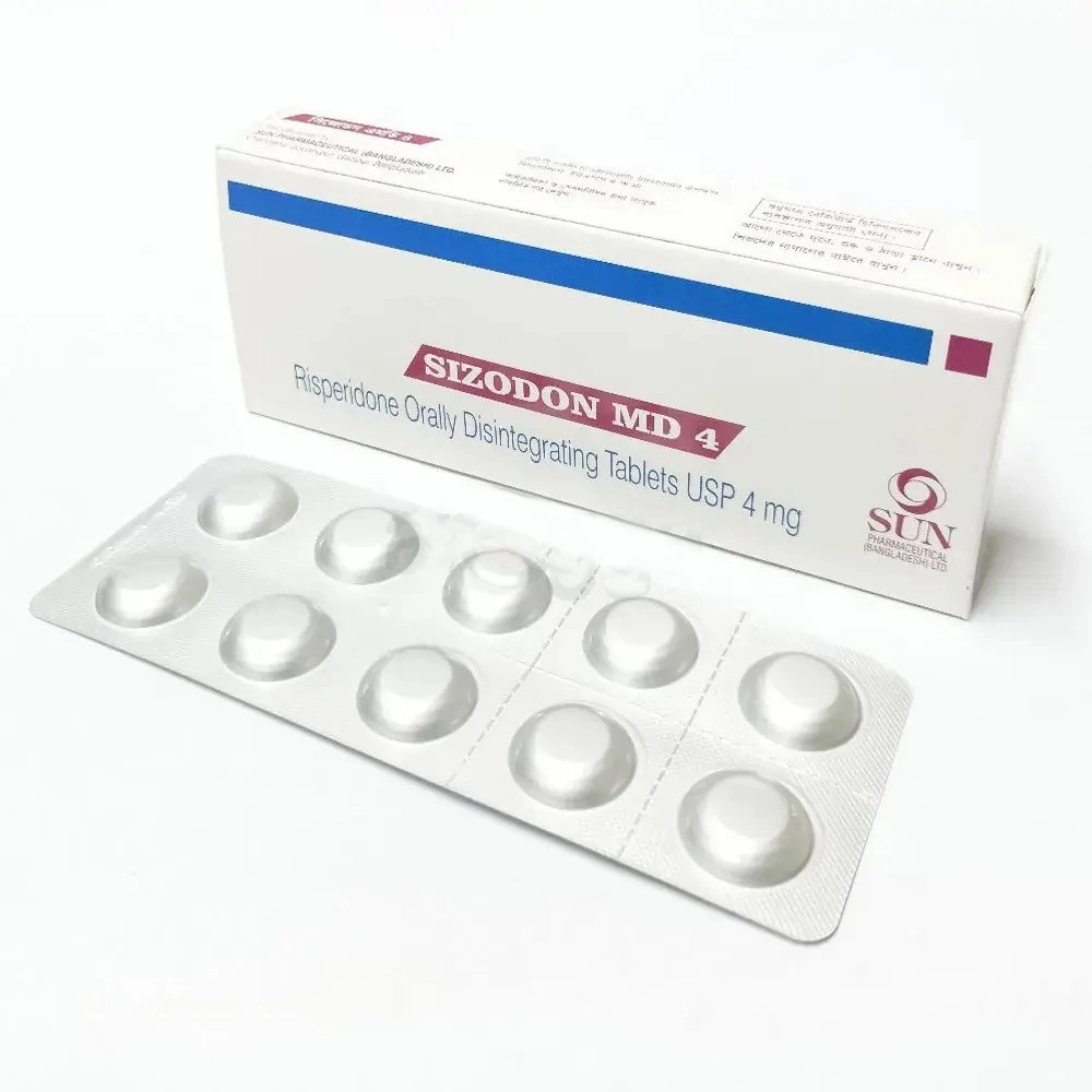 Pack Image: Sizodon MD 4 mg Tablet (5 x 10)