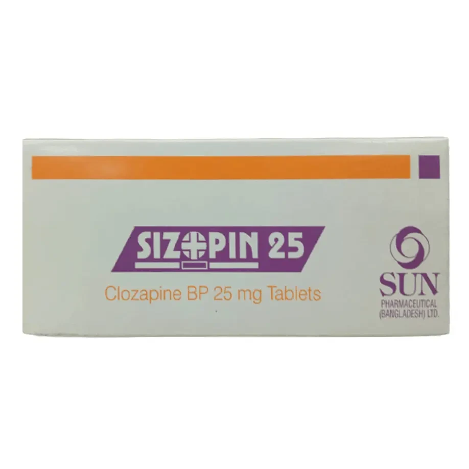 Pack Image: Sizopin 25 mg Tablet (10 x 10)