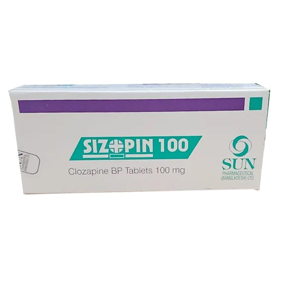 Pack Image: Sizopin 100 mg Tablet (5 x 10)