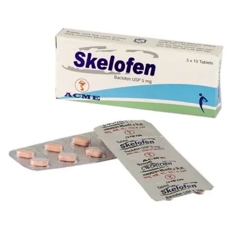 Pack Image: Skelofen 5 mg Tablet (3 x 10)