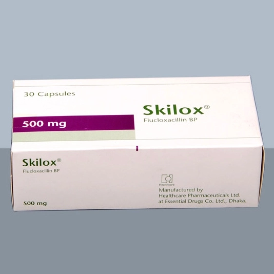Pack Image: Skilox 500 mg Capsule (5 x 10)