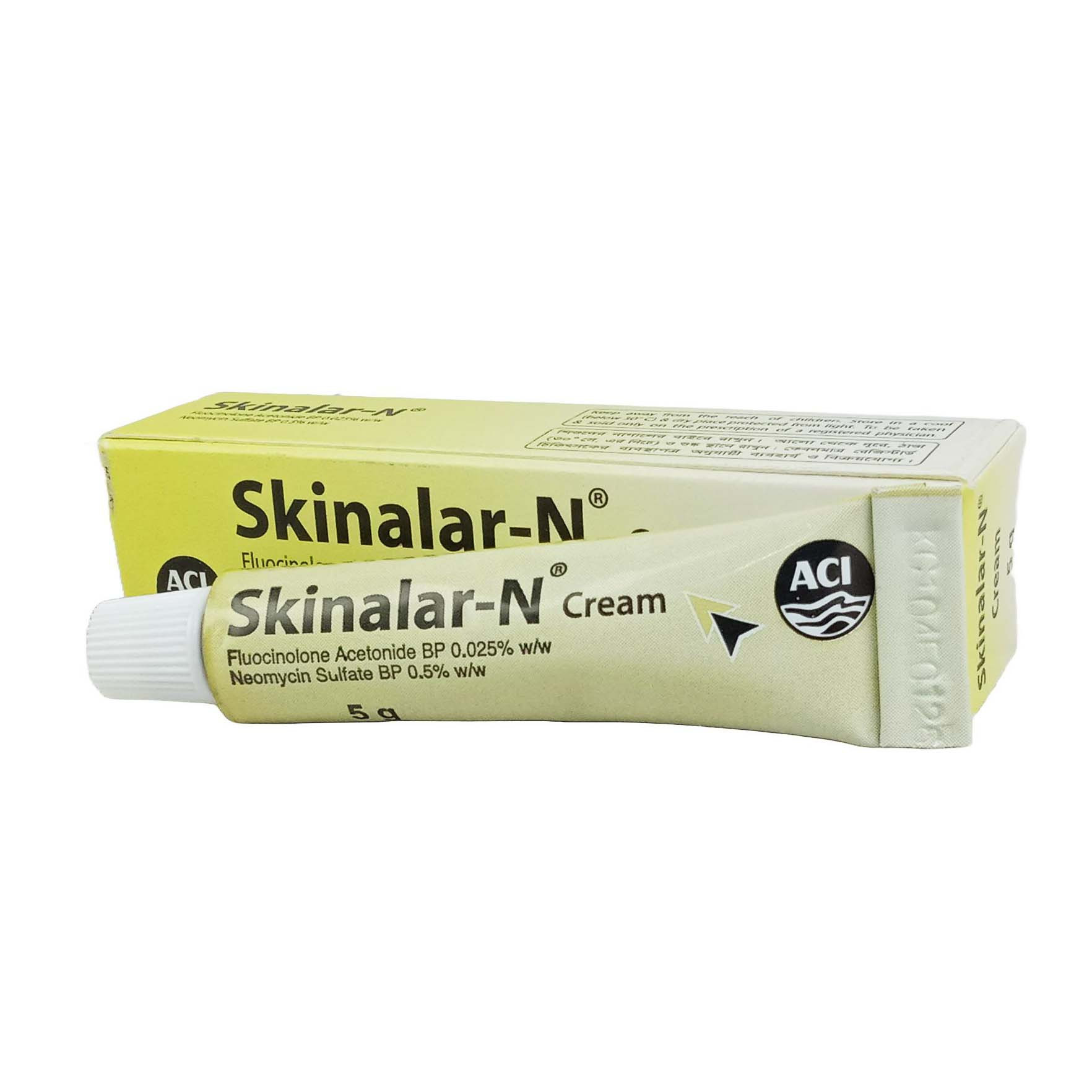 Pack Image: Skinalar-N 0.025% 0.5% Cream (5 gm tube)