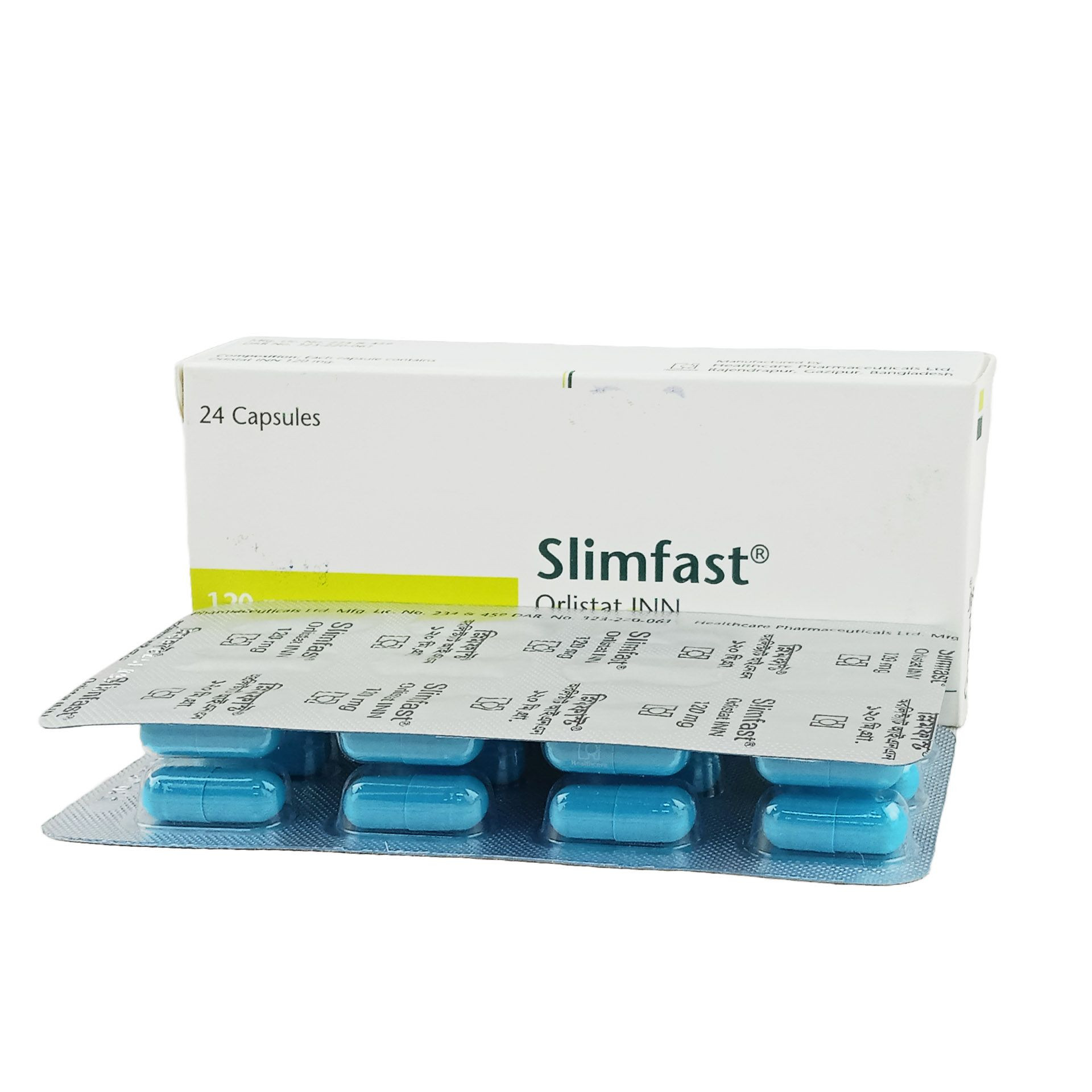 Pack Image: Slimfast 120 mg Capsule (2 x 12)