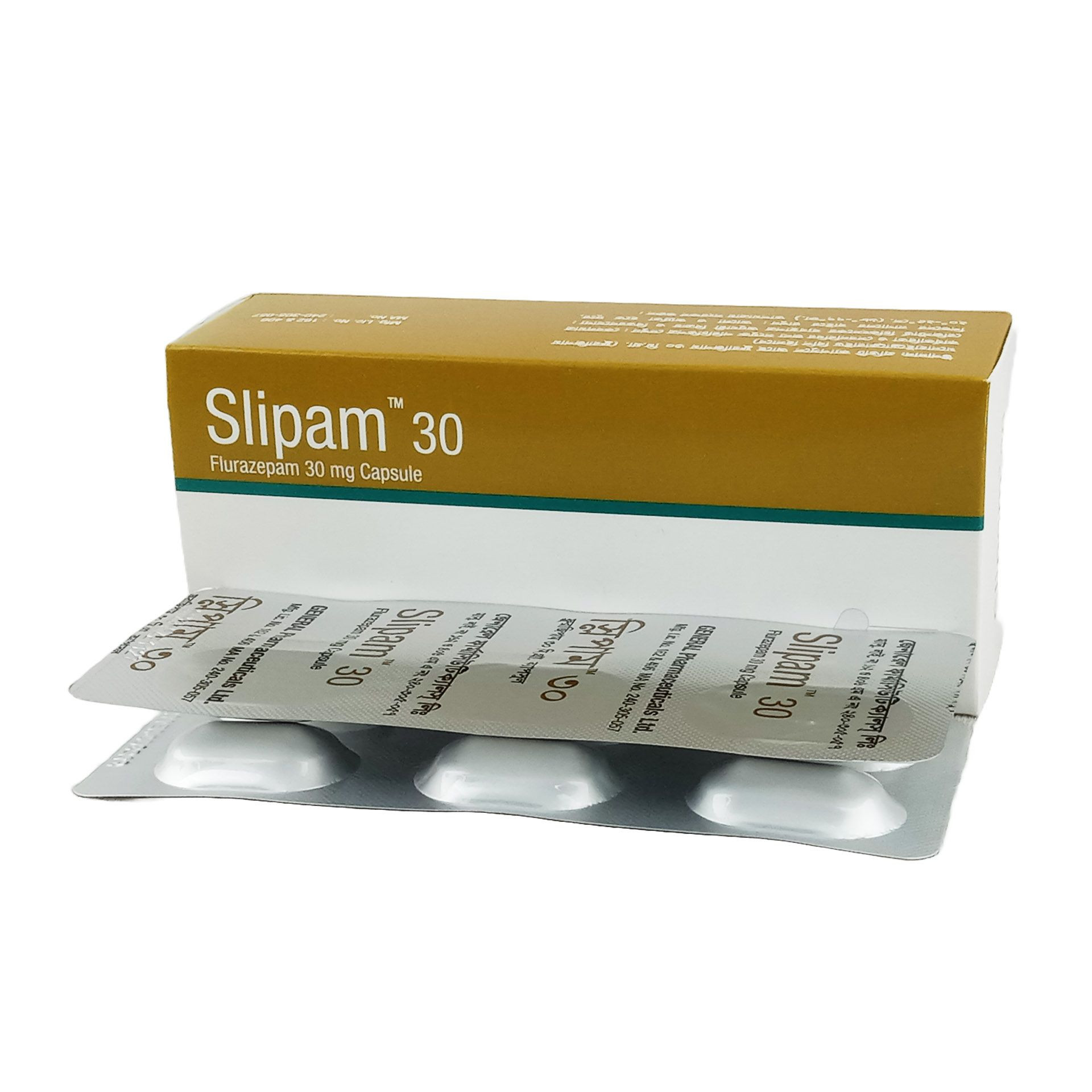 Pack Image: Slipam 30 mg Capsule (5 x 6)