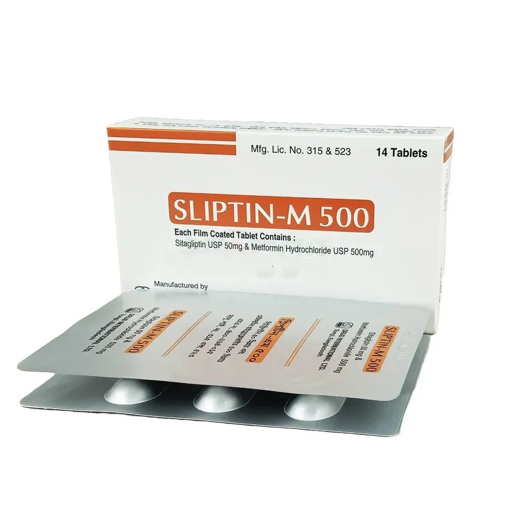 Pack Image: Sliptin-M 50 mg Tablet (2 x 7)