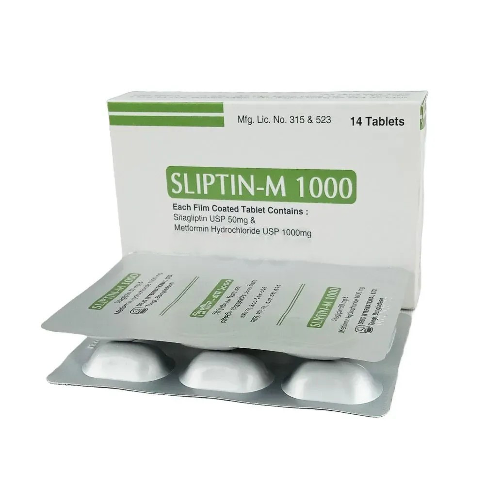 Pack Image: Sliptin-M 50 mg Tablet (2 x 7)