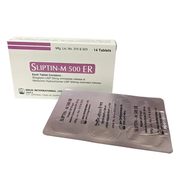 Pack Image: Sliptin-M ER 50 mg Tablet (2 x 7)
