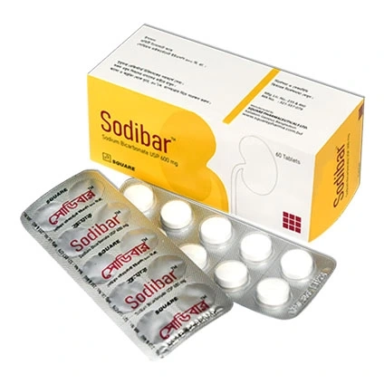 Pack Image: Sodibar 600 mg Tablet (6 x 10)