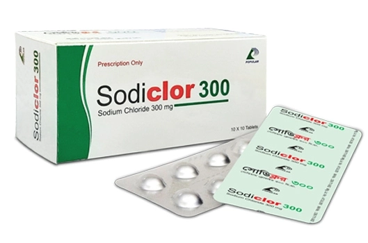 Pack Image: Sodiclor 300 mg Tablet (10 x 10)