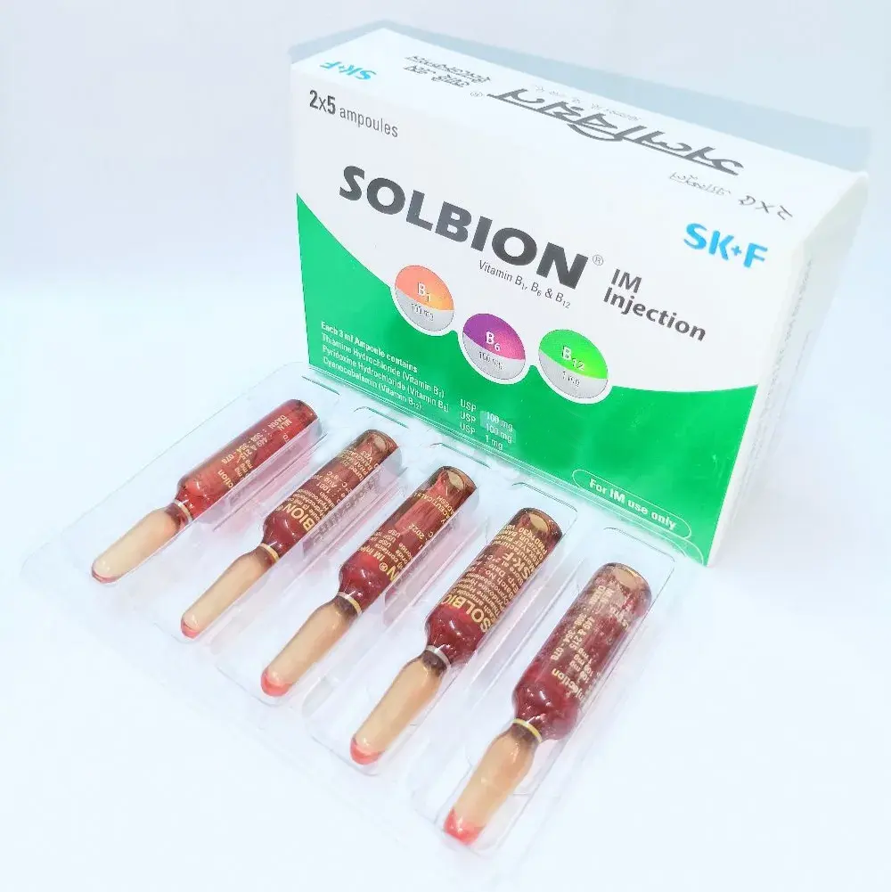 Pack Image: Solbion (100 mg Injection (3 ml ampoule)