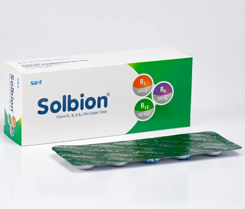 Pack Image: Solbion 100 mg Tablet (6 x 10)