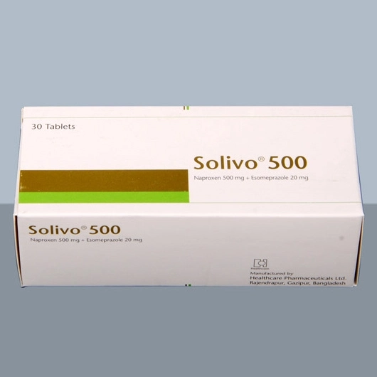 Pack Image: Solivo 500 mg Tablet (5 x 6)