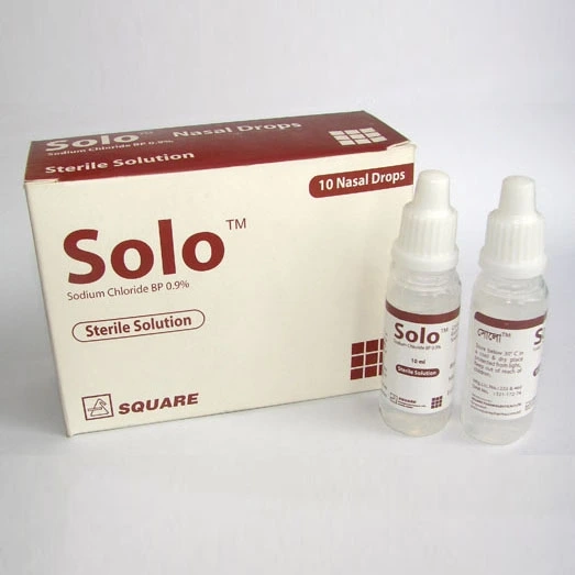 Pack Image: Solo 0.9% Nasal Drop (10 ml drop)