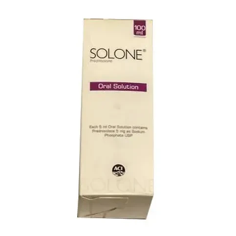 Pack Image: Solone 5 mg Oral Solution (50 ml bottle)