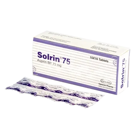 Pack Image: Solrin 75 mg Tablet (10 x 10)