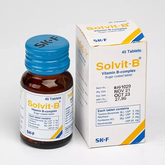 Pack Image: Solvit-B 5 mg Tablet (1 x 60)