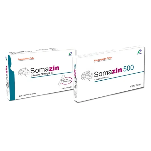Pack Image: Somazin 500 mg Injection (4 ml ampoule)