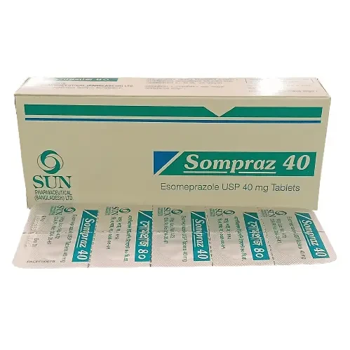 Pack Image: Sompraz 40 mg Tablet (5 x 10)