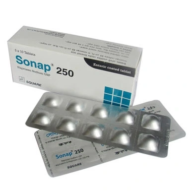 Pack Image: Sonap 250 mg Tablet (5 x 10)