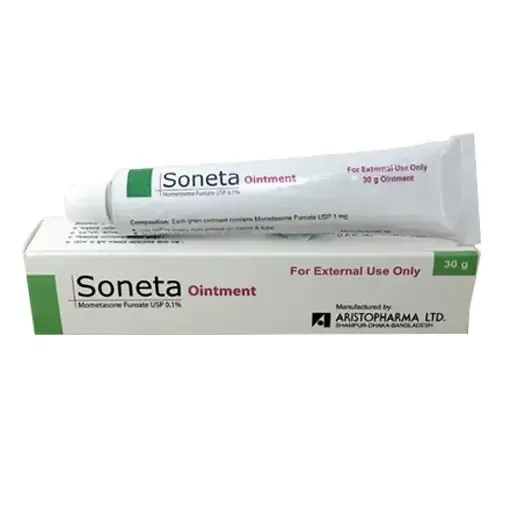 Pack Image: Soneta 0.1% Ointment (30 gm tube)