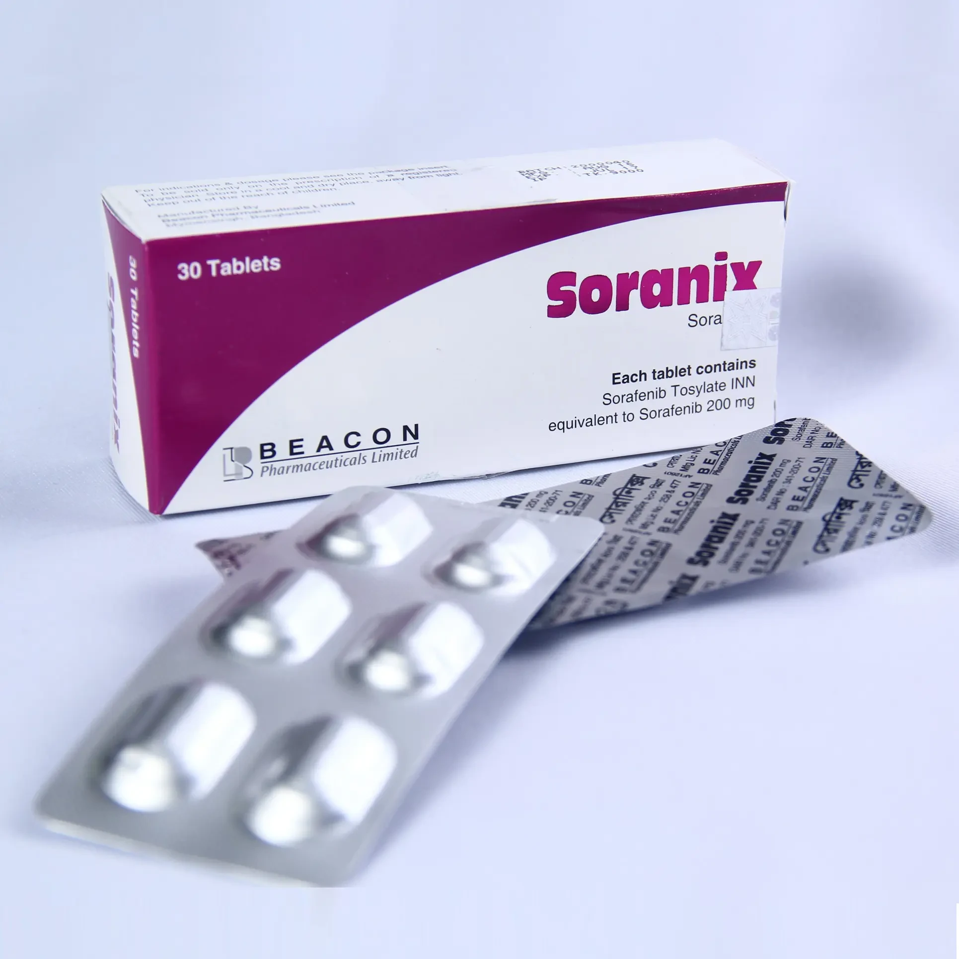 Pack Image: Soranix 200 mg Tablet (5 x 6)