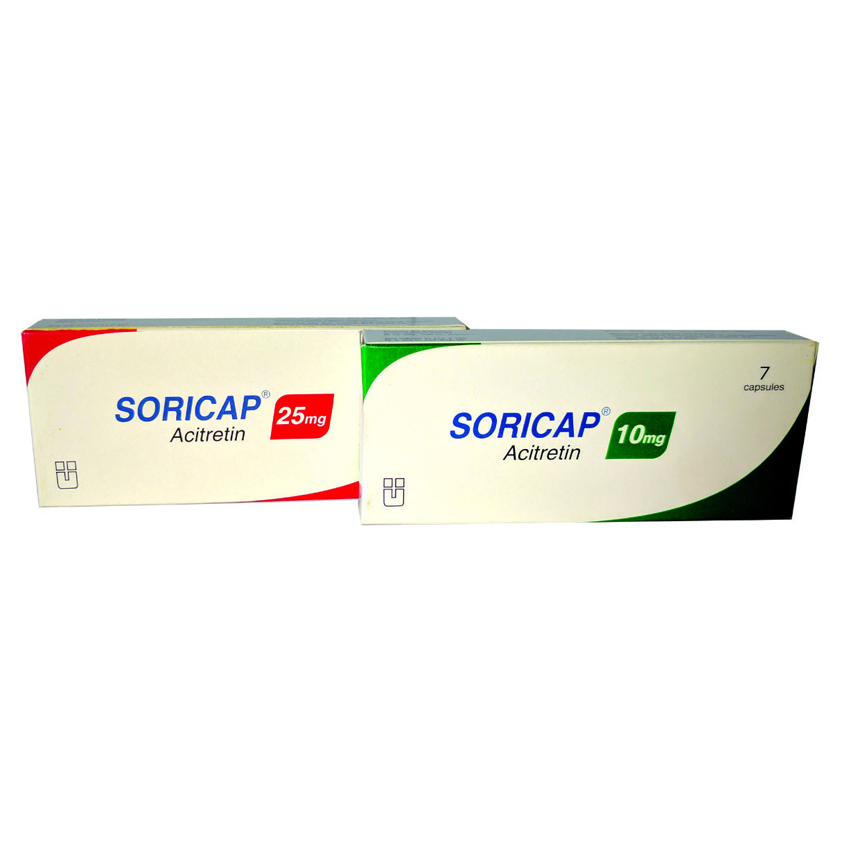 Pack Image: Soricap 25 mg Capsule (1 x 7)