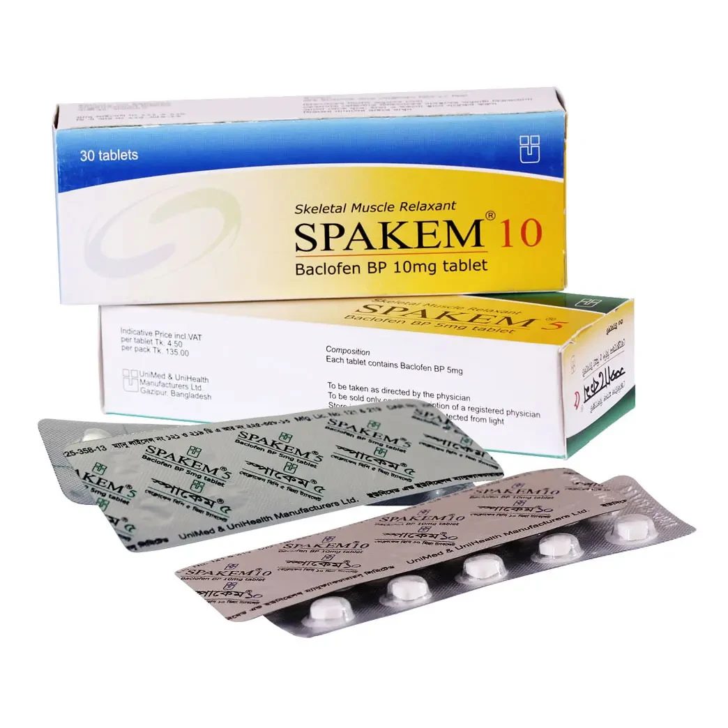 Pack Image: Spakem 5 mg Tablet (3 x 10)