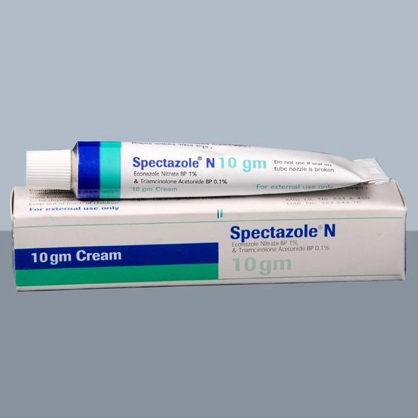 Pack Image: Spectazole N 1% 0.1% Cream (10 gm tube)
