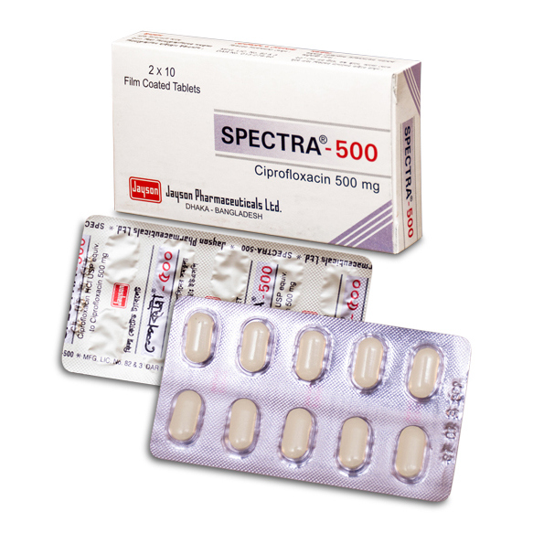 Pack Image: Spectra 500 mg Tablet (2 x 10)