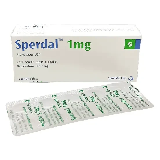 Pack Image: Sperdal 1 mg Tablet (5 x 10)