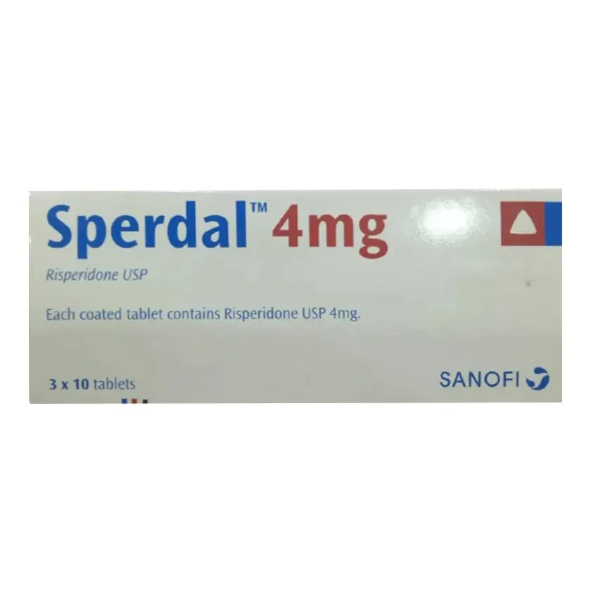 Pack Image: Sperdal 4 mg Tablet (3 x 10)