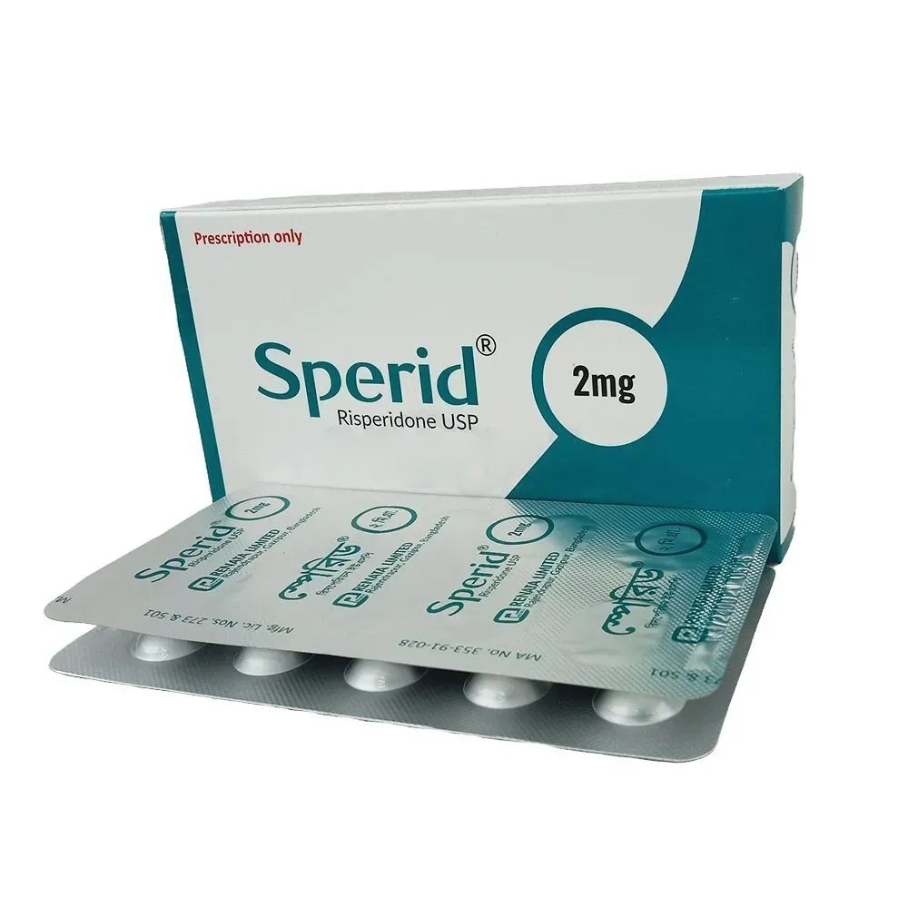 Pack Image: Sperid 2 mg Tablet (3 x 10)