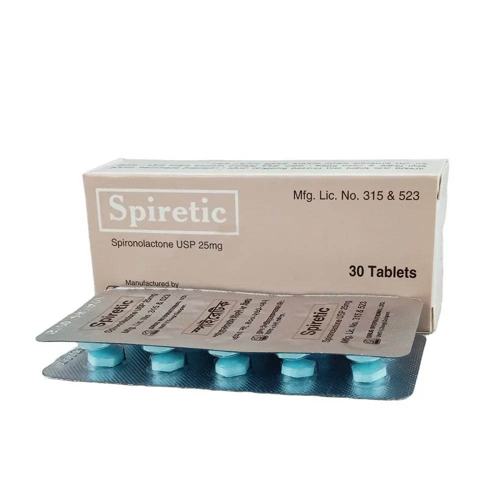 Pack Image: Spiretic 25 mg Tablet (3 x 10)